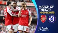 Champions Arsenal come from behind to beat Chelsea
