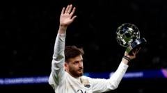 Georgia's Kvaratskhelia proud of Best comparison