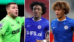 Celtic loan keeper Johnstone & teenage Chelsea duo Mheuka & Emenalo